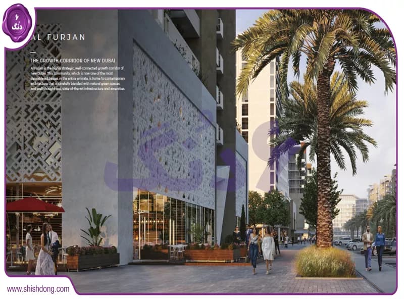 همه چیز درباره برج کهربا(امبر) در الفرجان دبی  Amber Apartments@Al Furjan Dubai