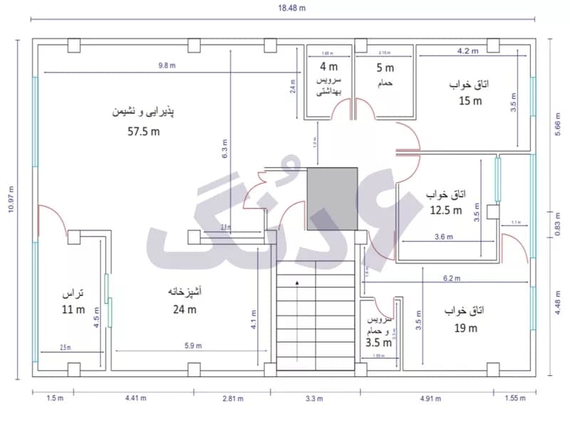 فروش فوری آپارتمان ۱۹۵ متری در ماسال زیر قیمت