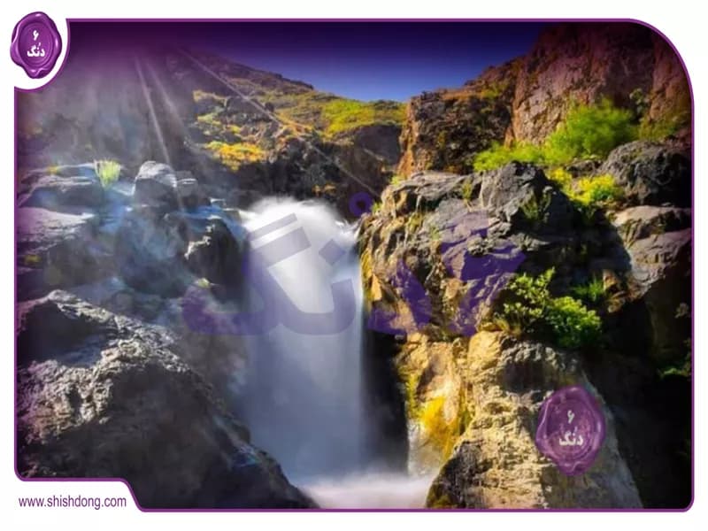 آبشار ایج: سمفونی آب و سنگ در قلب رامسر