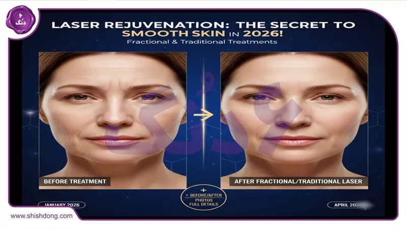 لیزر فرکشنال یا معمولی: راز صاف شدن چروکها در 2026! + عکس قبل/بعد لیزر فرکشنال یا معمولی: راز صاف شدن چروکها در 2026! + عکس قبل/بعد